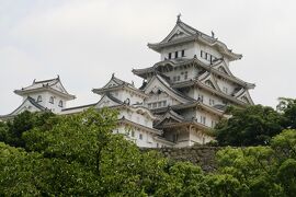 2008夏、世界遺産の姫路城(2/5)：ろの門、天守群、西の丸、北門、中の櫓、西の丸、庭園