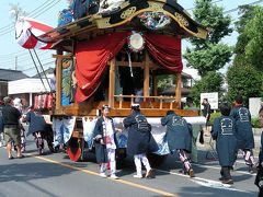 静かな町　華やかな久喜の堤燈祭（天王様）−?