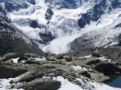 ２００８年スイスハイキング?ロゼック氷河へのハイキングその１　スールレイ峠迄