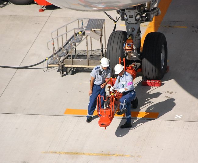 北海道に行く前と行った後は、羽田空港で飛行機を撮りまくりました。新千歳空港では、悪天候と時間が無いため、ほとんど写真を取れませんでしたので。。。<br /><br />真夏の羽田は、本当に暑かったけど、海と空の青が、美しかったです。