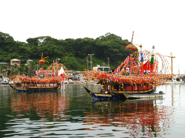 毎年7月27日，28日は真鶴の貴船神社のお祭りです．<br />昨日は数年ぶりに貴船祭を少しだけ見ることができました！