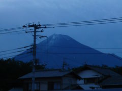 ！！！富士山に雹！！！
