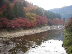 香嵐渓の紅葉♪