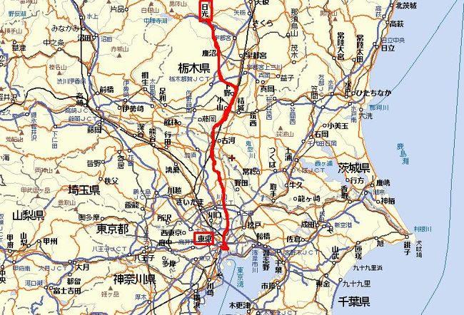 東京・日本橋から、日光・東照宮までのおよそ140Kmを歩く。