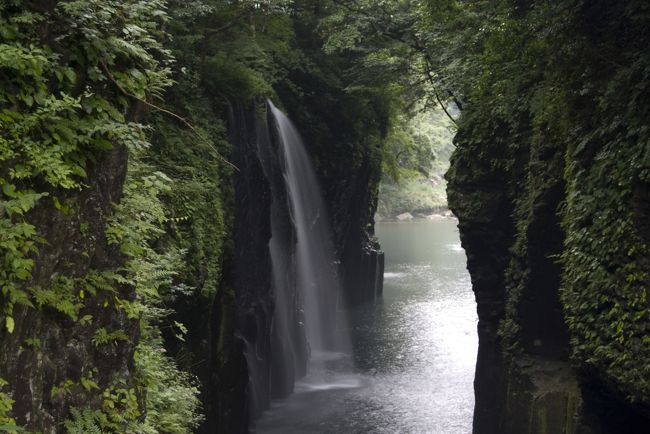 最終日高千穂峡を中心に観光した。<br />前日からの宿泊はフェニックスシーガイヤにあるサンホテルフェニックスだった。<br />今回このツアーを選んだ理由は実は真名井の滝がコースにあったからで最終日にようやくこの滝を見ることができた。