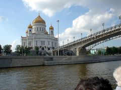 ロシア１３：　「水上から眺める」　モスクワ