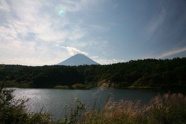 このシリーズも第３弾になりました。<br />精進湖です。<br />精進湖は、富士山の北西になりますので湖を入れて撮る場合は湖畔の北側になります。