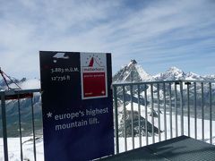 2008 スイス夏のハイキング その4「マッターホルン・グレッシャーパラダイス（ロープウェイで一気に富士山超え）」