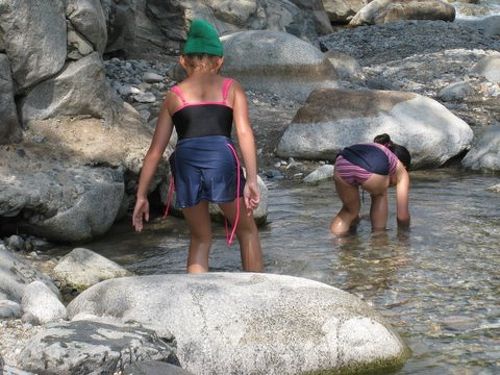 娘　川遊び　はだか 北陸めぐり☆温泉つき川遊び！（栃尾温泉～新穂高温泉） 【1日目?】 』福地温泉・新平湯温泉(岐阜県)の旅行記・ブログ by  さとみきさん【フォートラベル】