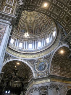 2008.9イタリア学会旅行4-ヴァチカン　サンピエトロ寺院　宮殿博物館