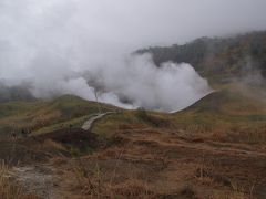 死のロード?　北海道社員旅行１　有珠山西山火口