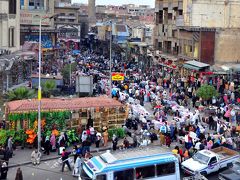 2008年エジプト旅、バス窓からのスナップ（８）商業編 b)カイロの市場