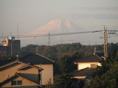 久方ぶりに富士山を眺める