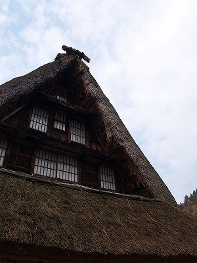 南木曽の山中にある旅館『床浪荘』に行こうという話から、<br />「せっかくなら、もう1日休みを取ろうよ」<br />「なかなか行く機会のない、岐阜まで足を延ばそうか」<br />「合掌造りなら、富山の五箇山もいいらしいよ」<br />と、どんどん話が膨らんで、結局、木曜の深夜にに東京を出て、<br />富山、岐阜、長野と周って日曜の夜に東京に帰ってくるという、<br />ロングドライブの旅になりました。<br /><br />フォートラベル仲間さん達にも、いろいろアイデアを頂き、<br />紅葉満喫、日本満喫の旅行期です！