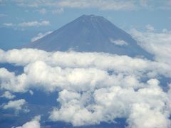 空から富士山が見え始めると季節は冬へ