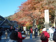 高尾の紅葉。?高尾駅。