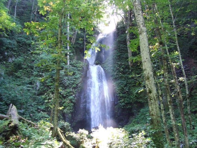 ◆旅跡（タビアト）◆<br />■０日目（2008/9/11）：川崎〜東京〜（秋田）<br />■１日目（2008/9/12）：（東京）〜秋田〜能代〜白神岳登山口<br />■２日目（2008/9/13）：白神岳〜みちのく温泉<br />■３日目（2008/9/14）：みちのく温泉〜不老不死温泉〜弘前〜暗門<br />■４日目（2008/9/15）：暗門〜青森〜奥入瀬<br />★５日目（2008/9/16）：奥入瀬〜八戸〜川崎<br /><br />５日目、朝から奥入瀬に行って、八戸から帰京。<br /><br />（地図はこちら）<br />http://atsu.d.dooo.jp/roaming/kokunai/07_tohoku2/tohoku2.htm