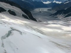 スイスＧＲ67　スフィンクス展望台は3571ｍ　☆名峰メンヒ･アレッチ氷河も迫力満点