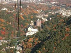 六甲有馬ロープウェーから六甲の紅葉を楽しむ