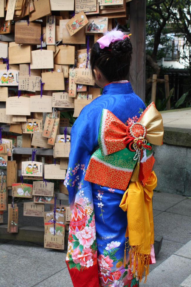 下のチビちゃんの七五三に行ってきました。<br />毎度千葉神社にお世話になっております<br /><br />今回はお姉ちゃんの習い事の都合とかもあり、<br />この時期になってしまいました。<br /><br />が・・・<br />結果的にはよかったかな〜<br />だって、ちょうど紅葉の時期で，とてもきれいな写真が<br />撮れました♪<br /><br />●千葉神社<br />http://www.chibajinja.com/