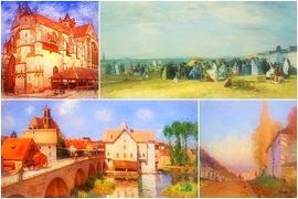印象派画家が描いた地 と フランス中世芸術 を巡る旅 2008　（フランス・ダイジェスト版）