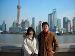 2008年12月 上海で夫婦二人の忘年会