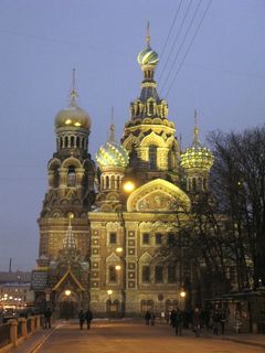 真っ暗なロシア・フィンランド・ラップランド6-St.Petersburg1　芸術広場，血の上の救世主教会など