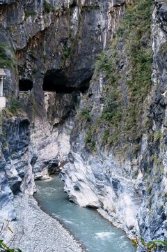 2008冬、台湾旅行記5(28/35)：12月21日(3)：花蓮、タロコ渓谷、世界遺産の価値がある大理石の峡谷