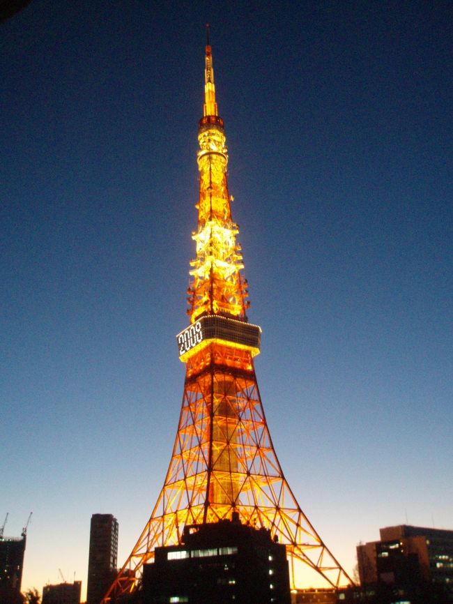 今年、２００８年１２月２３日に東京タワーは開業５０周年を迎えました。半世紀も変わらぬ姿で東京の街を見下ろしてきた東京タワーに会うため（東京タワーファンの私は）、誕生日からは３日遅れでしたが、お祝いしに行って来ました。