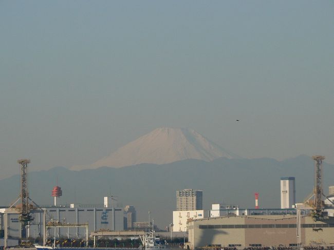 羽田空港を何度か利用しているうちに、空気が澄んだ晴れの日には富士山が綺麗に見えることに気づきました。それなら、他の湾岸でも富士山の見える場所があるはず。<br /><br />富士山と羽田を結んだ線を伸ばすと千葉県になってしまうので、都内の湾岸で東の方にある新木場へ行って探すことにしました。<br /><br />今回の移動手段は、都営バスの23区内一日乗車券（大人500円）。バス乗車時に購入し、あとは乗車の時に運転手に見せるだけで一日乗り放題です。1回の運賃が200円ですから、3回乗れば元が取れる計算です。<br />