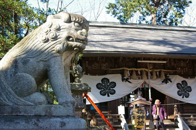 初詣を兼て、知り合いが出店する飯能諏訪神社へ・・・。<br />毎月第一日曜日に行われている骨董市です。<br />田舎の骨董市は値段も手ごろで掘り出し物も多いですよ！<br />