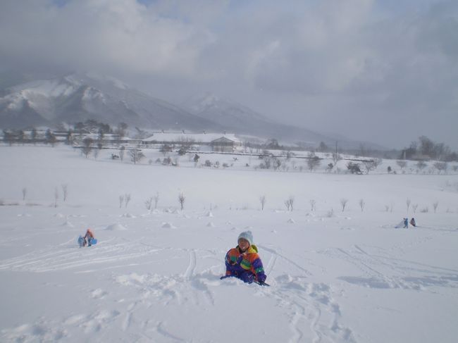 一月の連休の最終日に、蒜山高原にスキーにいってきました。<br />今年初のスキー、そり、雪遊びで、たのしかったでーす。<br />雪質もさらさらで、文句なしでした。今度は、また来月ですな。<br />子供たちも、スキーをすきになってくれればいいんだけど、、、。ジンギスカンを食べ損ねたので、次回に、期待です。