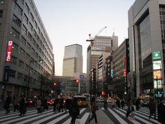 東京駅・八重洲北口付近の夕方の風景