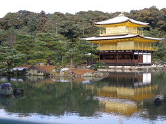 京の冬の旅 3　Part1.雪の金閣寺～
