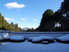 京の冬の旅 3　Part3．雪景色の正伝寺へ～