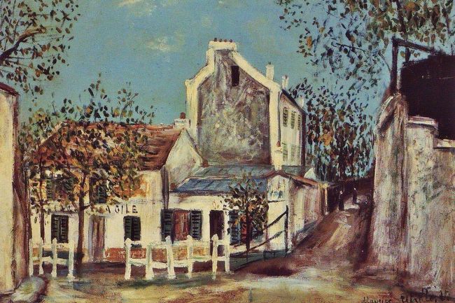 Maurice Utrillo 1931 モーリス・ユトリロ モンマルトルの丘