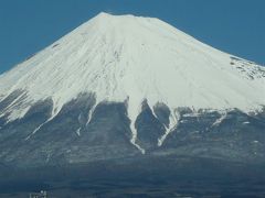 彡強風に耐えしのぶ富士山彡