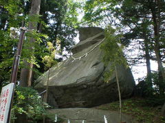 盛岡・桜山神社・・・＜烏帽子岩・エボシイワ＞