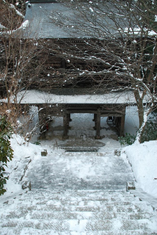 １月の３連休は近場の温泉にでも行こうと色々探していたところ、水上の近くに猿ヶ京温泉という温泉がある事を知りました。<br />また月夜の水上そしてこの猿ヶ京を結ぶエリアには、これまでに知らなかった観光地が沢山あって、是非訪れたくなり連休に訪れる事としました。<br />時期的に雪の恐れもあったのですが、私の乗っている車は４輪駆動でアウトドア系のワゴンだったのできっと滑らないだろうなんて甘く考えていたのが大失敗。<br />関越を北上している最中から、水上近辺はチェーン規制。手前の月夜ので降りるのは予定通りだったのですが、下りたらもう走れる度頃ではない、そんな波乱のスタートです。