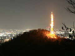 車で岐阜　★岐阜市・水道山から見る夕景・夜景