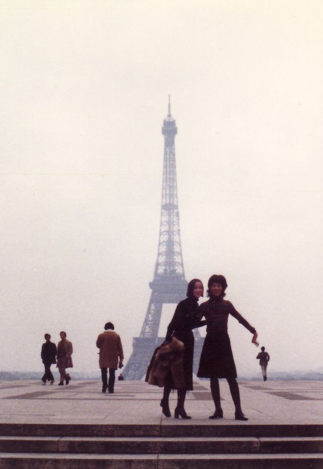１９７１年２月<br />２６歳にして初めてパリへ来ることが出来ました！