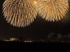 「　バ　レ　ン　タ　イ　ン　の　雪　し　か　祭　り　花　火　」　＜　新潟県長岡市　＞