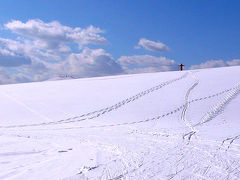 歩くスキーで北海道♪-2009-／モエレ沼公園