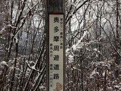 雪景色をみながらのドライブ・奥多摩周遊道路