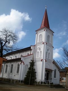 2009.3羽後本荘出張旅行6-鶴岡　鶴岡カトリック教会天主堂，庄内藩校致道館