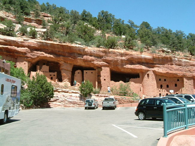 インディアンの住居の遺跡。<br /><br />http://www.cliffdwellingsmuseum.com/