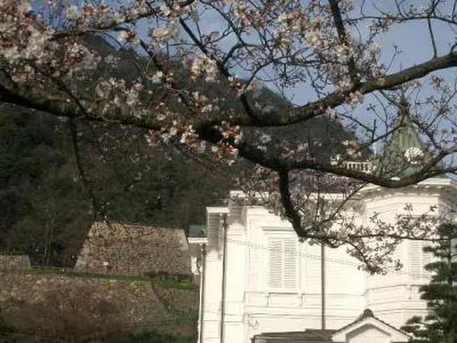 久松（きゅうしょう）公園は桜の名所。鳥取に春は、もうそこまで。