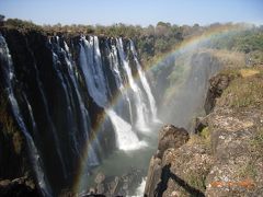 南部アフリカの旅②虹も見れた☆ビクトリア滝・ザンビア側から