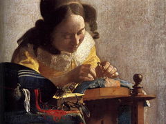 フェルメールの旅15：「レースを編む女」と西洋美術 in ルーブル美術館