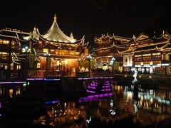 上海　光り輝く電飾の街（浦東、豫園、南京東路、外灘)